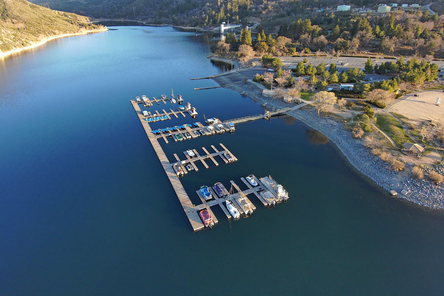 Silverwood Lake marina